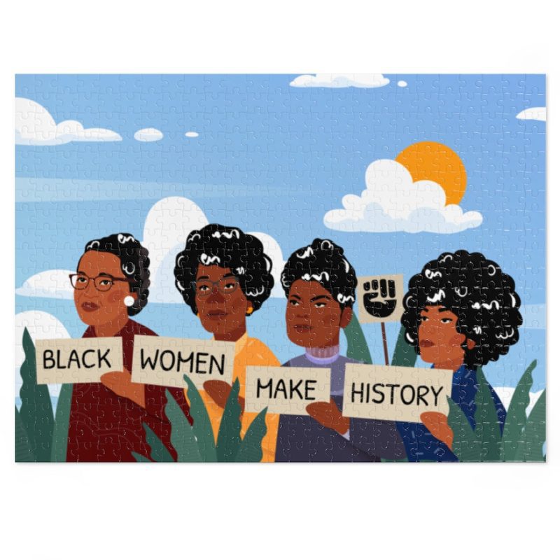 "Black Women Make History" Jigsaw Puzzle (252, 500, 1000-Piece) - DomoINK