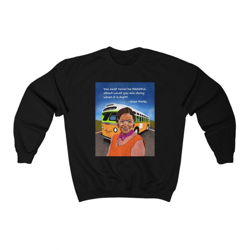 "Rosa Parks" Unisex Sweatshirt - DomoINK