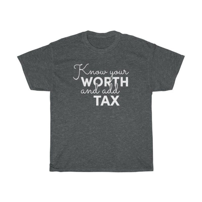 "Know Your Worth" Unisex T-Shirt - DomoINK