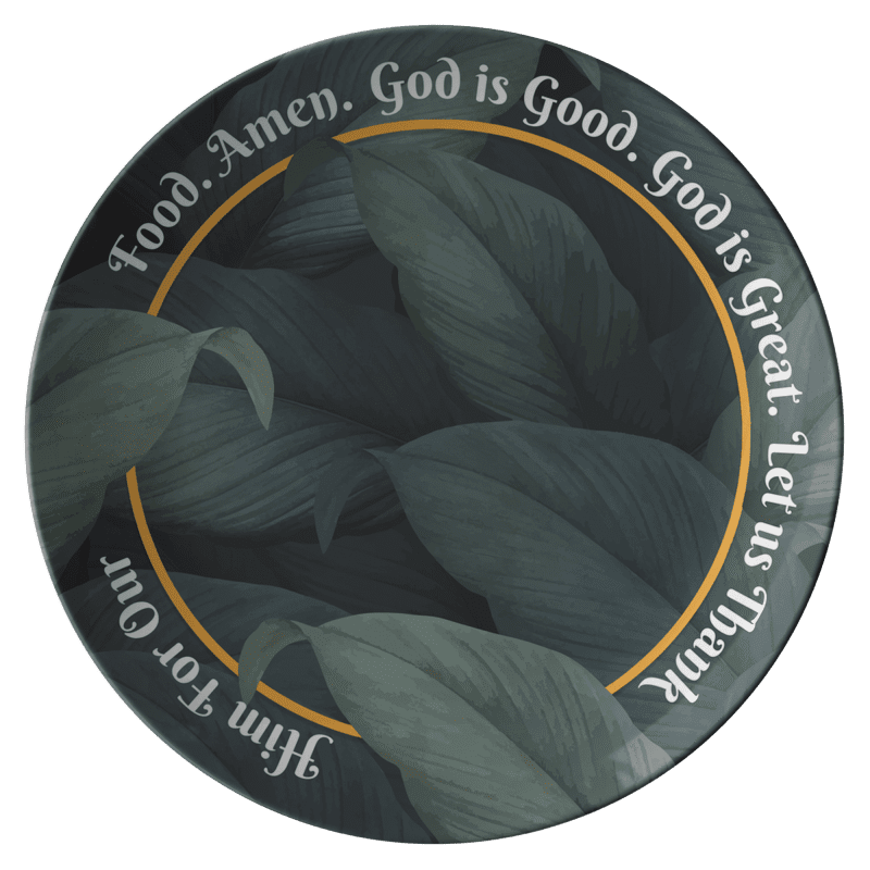 "God is Good" Prayer Series Plate - DomoINK