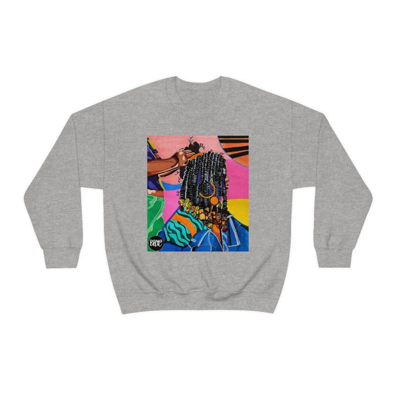 "Laid Braids" Unisex Sweatshirt - DomoINK