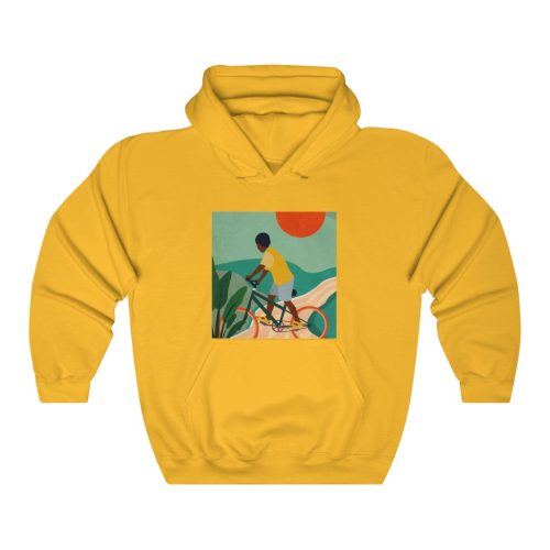 "Sunset" Hooded Sweatshirt - DomoINK