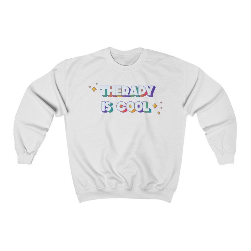 "Therapy Is Cool" Unisex Sweatshirt - DomoINK