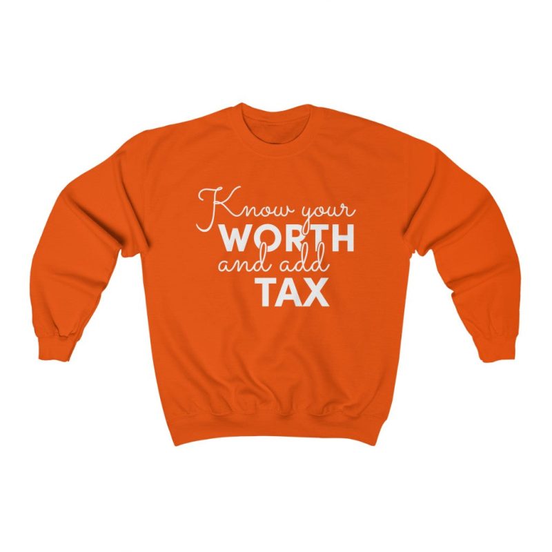 "Know Your Worth" Unisex Sweatshirt - DomoINK