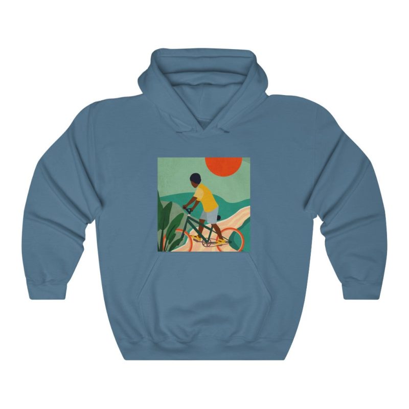 "Sunset" Hooded Sweatshirt - DomoINK