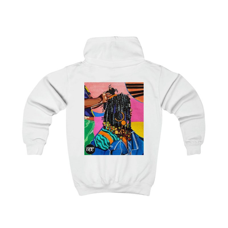 "Laid Braids" Kids Hoodie - DomoINK