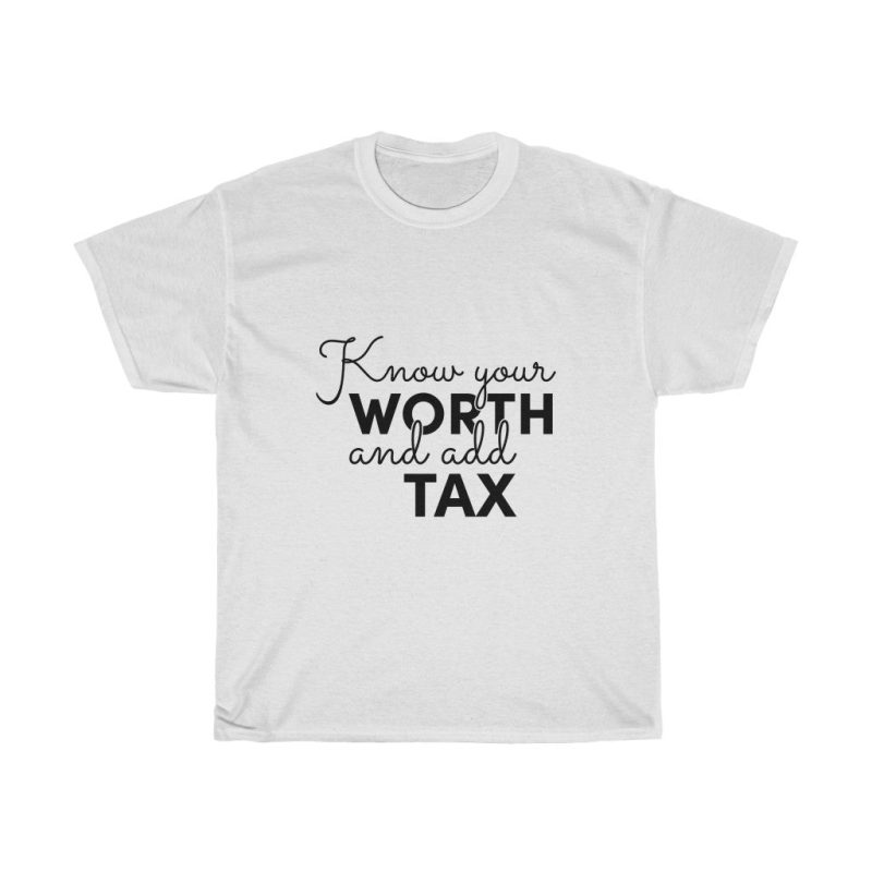 "Know Your Worth" Unisex T-Shirt - DomoINK