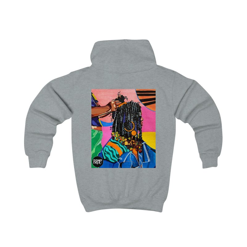 "Laid Braids" Kids Hoodie - DomoINK