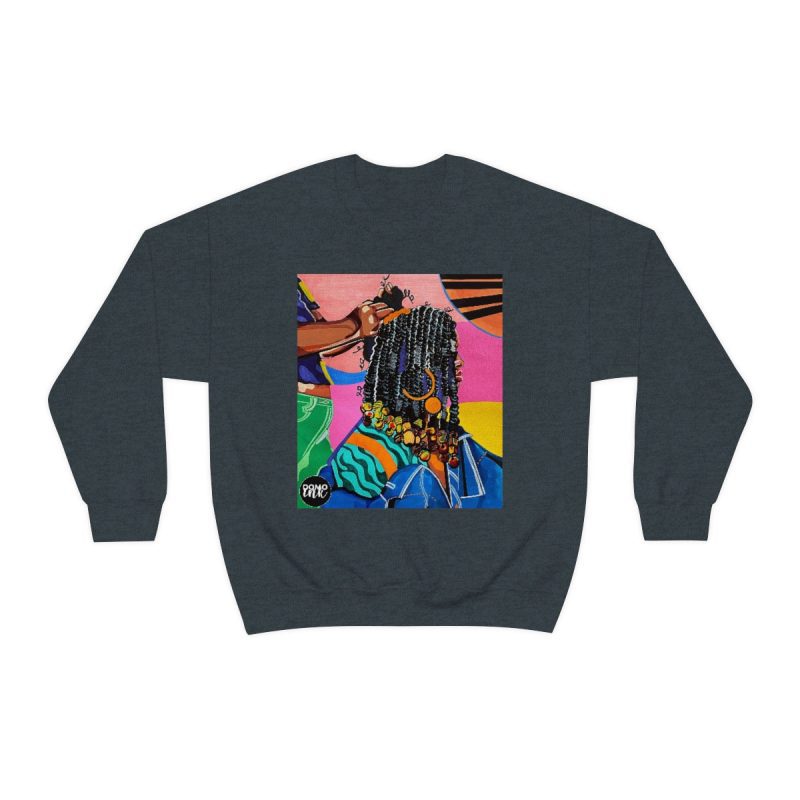 "Laid Braids" Unisex Sweatshirt - DomoINK