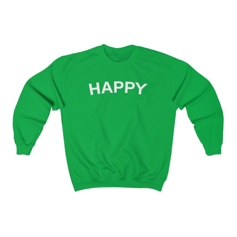 "Happy" Unisex Sweatshirt - DomoINK