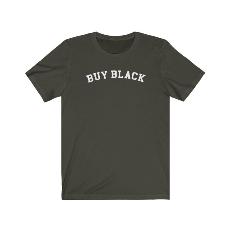 "Buy Black" Unisex T-Shirt - DomoINK