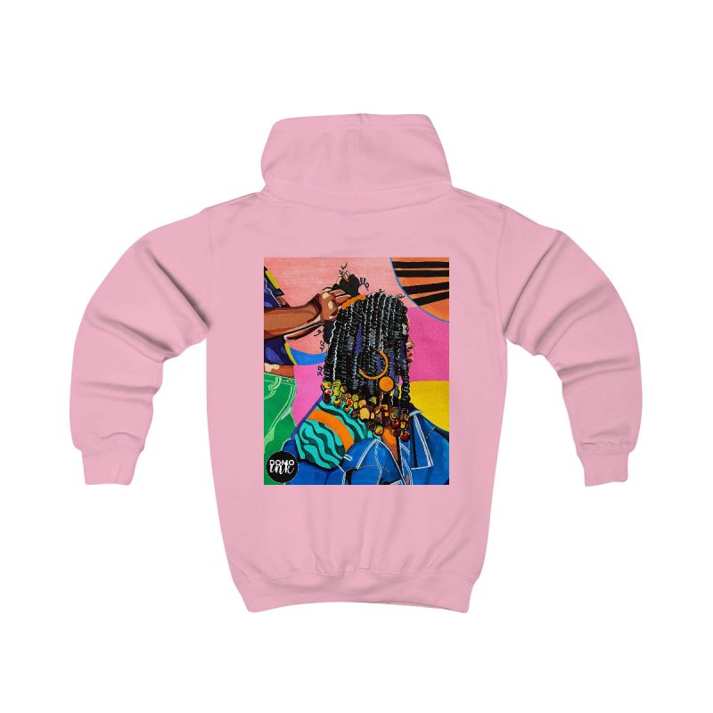 "Laid Braids" Kids Hoodie - DomoINK