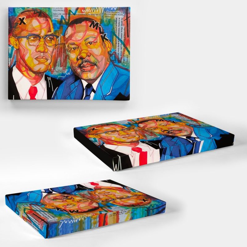 "Malcolm X Martin" Print - DomoINK