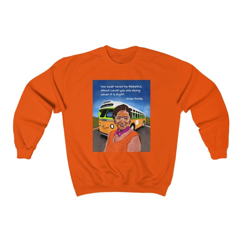 "Rosa Parks" Unisex Sweatshirt - DomoINK