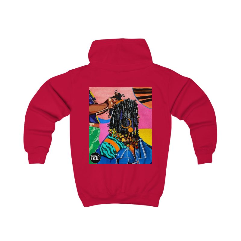 "Laid Braids" Kids Hoodie - DomoINK