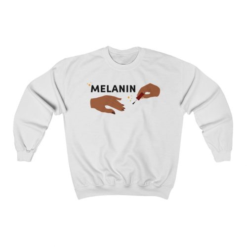 "Melanin" Unisex Sweatshirt - DomoINK