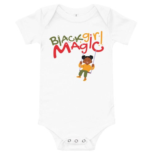 "Black Girl Magic" Baby T-Shirt - DomoINK