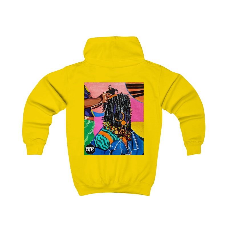 "Laid Braids" Kids Hoodie - DomoINK