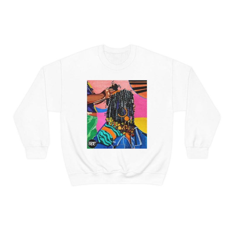 "Laid Braids" Unisex Sweatshirt - DomoINK