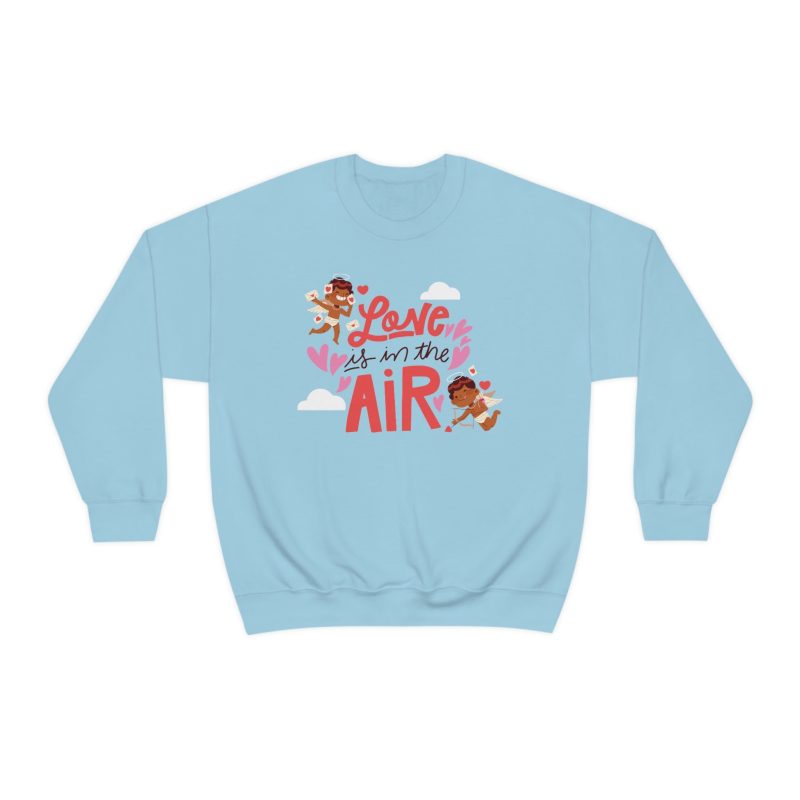 "Love is in the Air" Unisex Sweatshirt - DomoINK