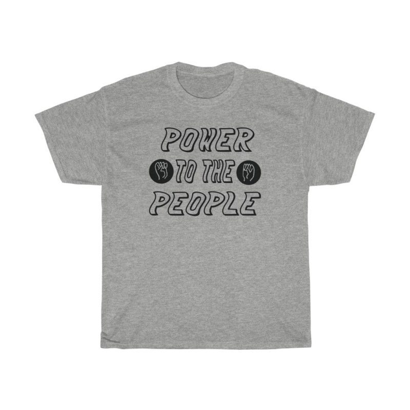 "Power to the People" Unisex T-Shirt - DomoINK