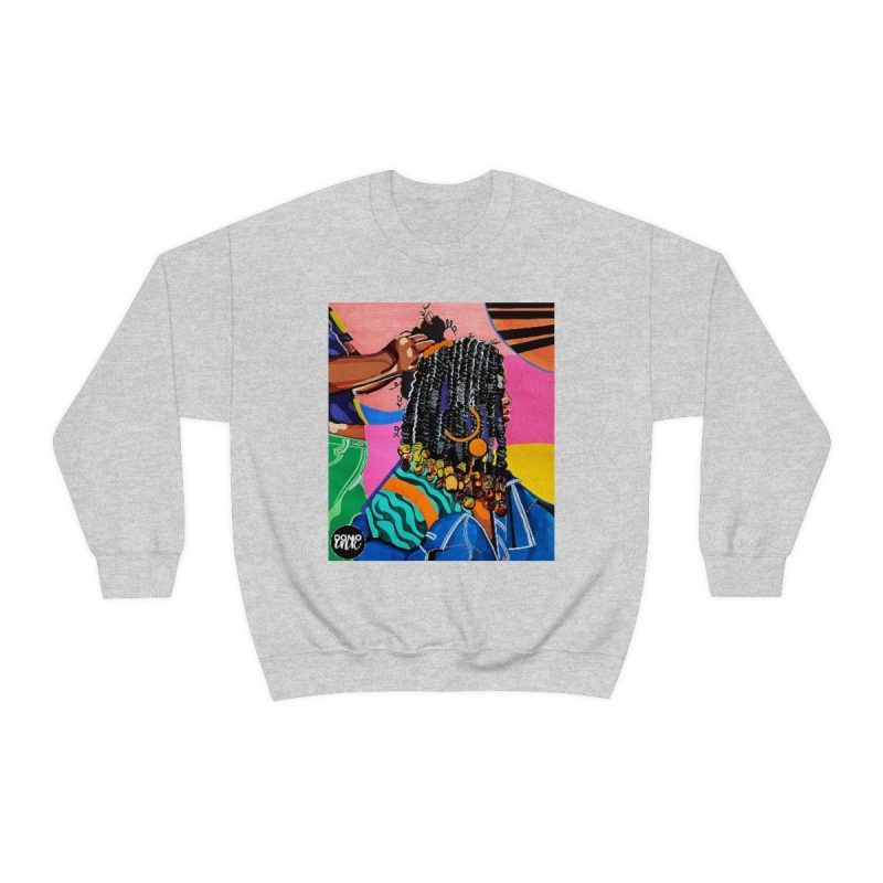 "Laid Braids" Unisex Sweatshirt - DomoINK