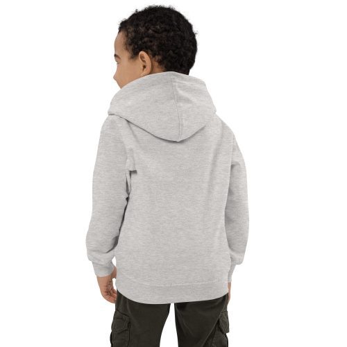 kids hoodie heather grey back 637a92e54372f