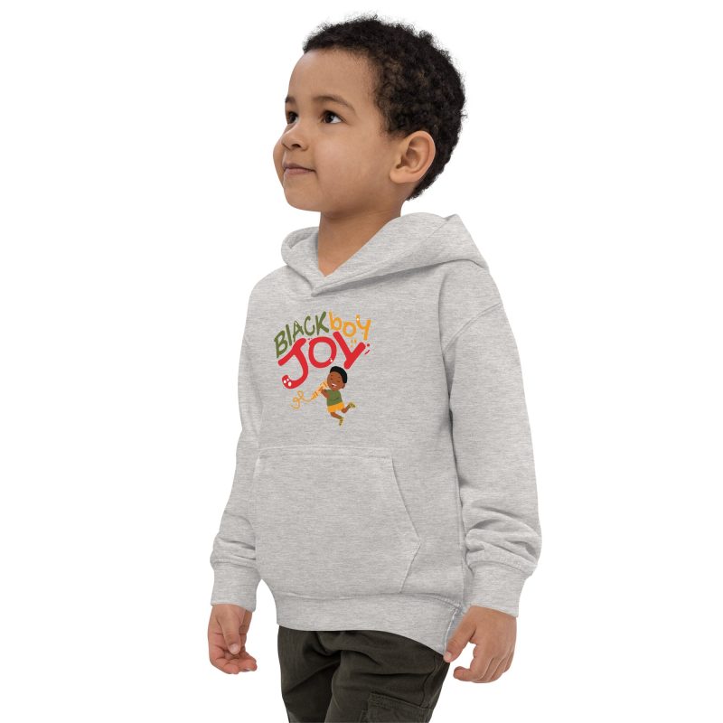 kids hoodie heather grey left front 637a92e54338c