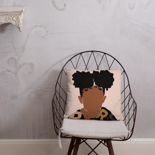 "Afro Puffs" Pillow - DomoINK