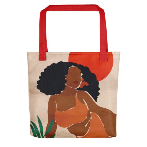 "Red Sun" Tote bag - DomoINK