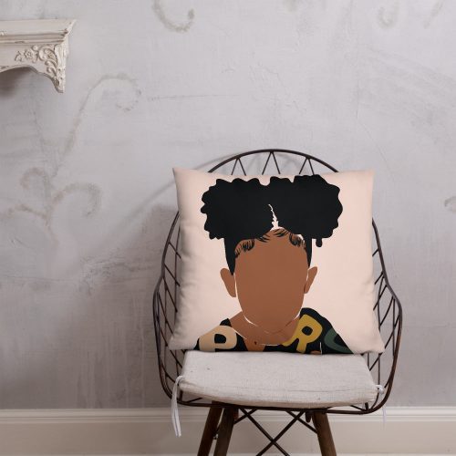 "Afro Puffs" Pillow - DomoINK