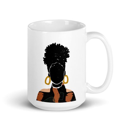 "Black Hair No. 14" Mug - DomoINK